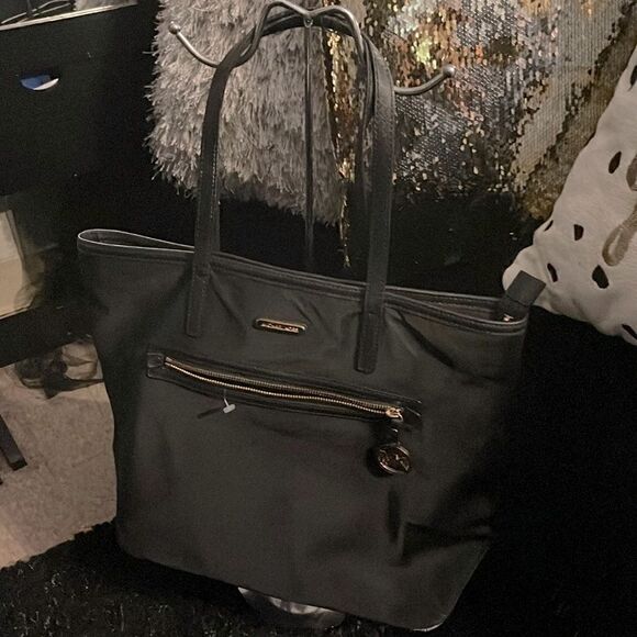 Michael Kors Teal Kempton Nylon Tote - Picture 3 of 10